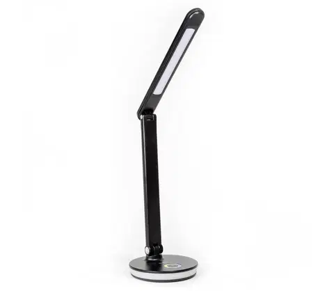 Lampy  LED RGB Nabíjecí stolní lampa s funkcí powerbanky LED/12W/5V 2800-6000K černá 