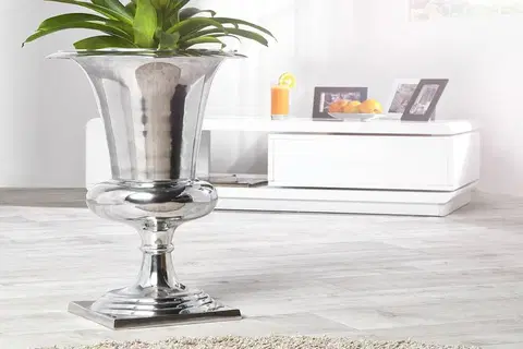 Dekorace LuxD Váza Gracie 75 cm stříbrná