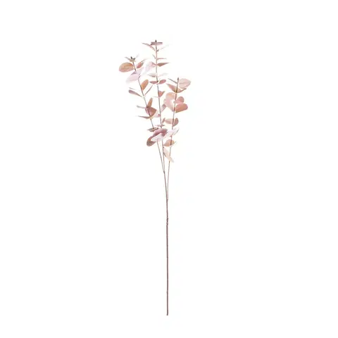 Umělé květiny Větev eukalyptu 90cm pink