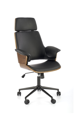 Kancelářské židle Kancelářská židle ASCALON, černá/ořech