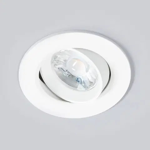 Podhledové světlo Arcchio Vestavné světlo LED Quentin v bílé barvě, 6 W