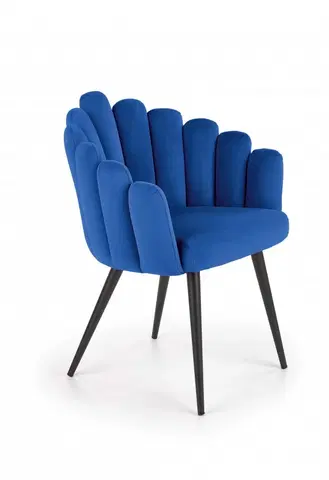Židle Jídelní křeslo K410 Halmar Modrá