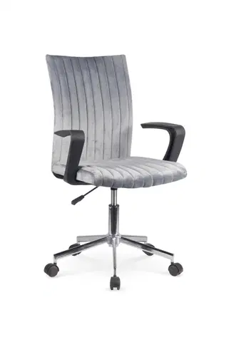 Kancelářské židle HALMAR Studentská židle Ralo tmavě šedá
