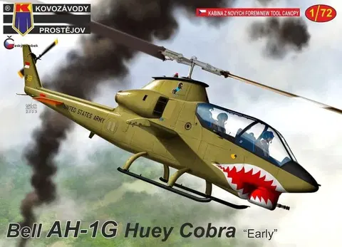 Hračky KOVOZÁVODY - Bell Ah-1G Huey Cobra "Early"