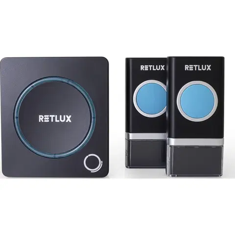 Domovní alarmy Retlux RDB 112 Bezdrátový zvonek do zásuvky, 1x tlačítko, dosah 150 m