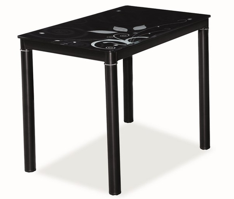 Jídelní stoly Jídelní stůl NEFON 100x60 cm, černá