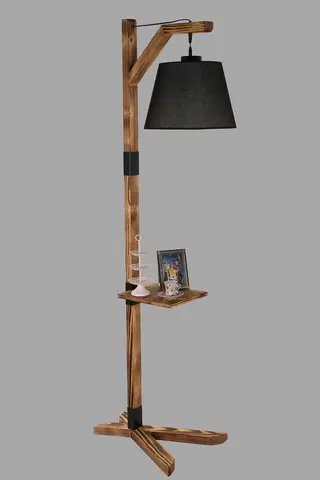 Lampy a lampičky Stojací lampa LIZA černá