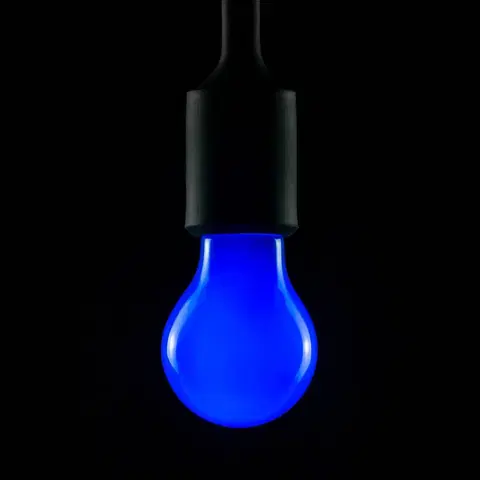 LED žárovky Segula E27 2W LED žárovka modrá stmívací