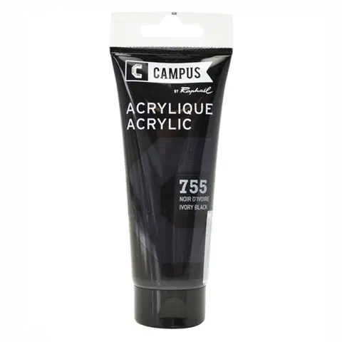 Hračky CAMPUS - SE akryl barva 120 ml Ivory Black 755
