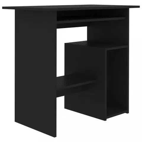 Pracovní stoly Počítačový stůl 80x45 cm Dekorhome Černá