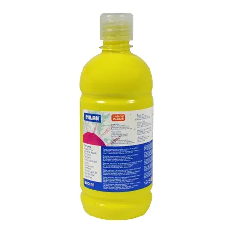 Hračky MILAN - Barva temperová 500ml citrónová žlutá