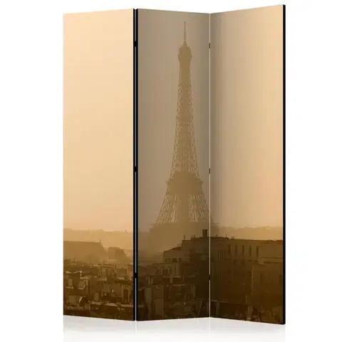 Paravány Paraván Paris at Dawn Dekorhome 135x172 cm (3-dílný)