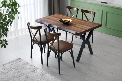 Kuchyňské a jídelní židle Jídelní stůl EFOR ořech