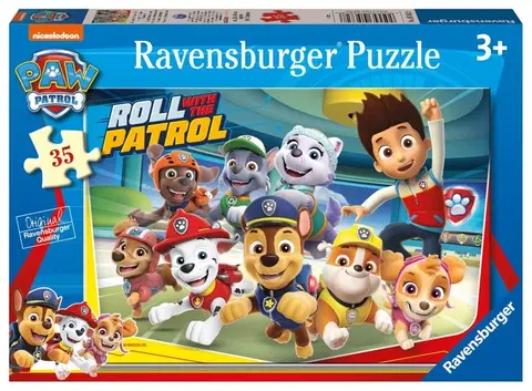 Hračky puzzle RAVENSBURGER - Tlapková patrola: silná jednotka 35 dílků