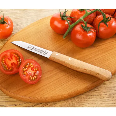 Nádobí a příbory Kuchyňský nůž s dřevěnou rukojetí