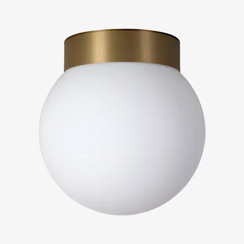 LED nástěnná svítidla LUCIS stropní a nástěnné svítidlo POLARIS S 17,1W LED 3000K sklo mosaz opál BS24.L1.350.74