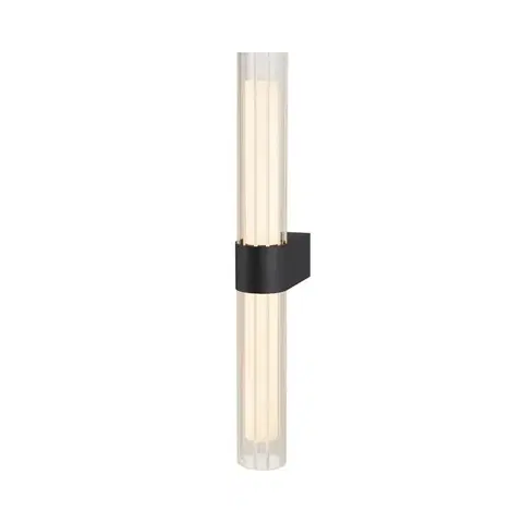 Klasická nástěnná svítidla BIG WHITE (SLV) LYGANT double nástěnné přisazené svítidlo, 3000 K, 11 W, černá 1007618