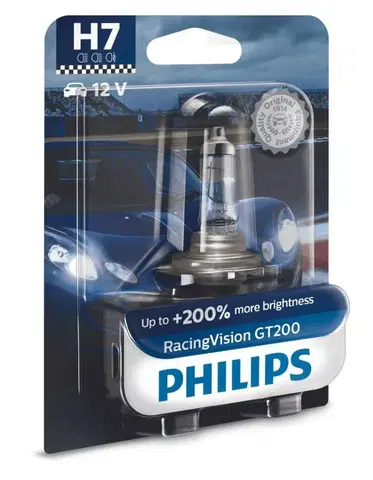Autožárovky Philips H7 12V 55W PX26d RacingVision GT200 1ks blistr 12972RGTB1