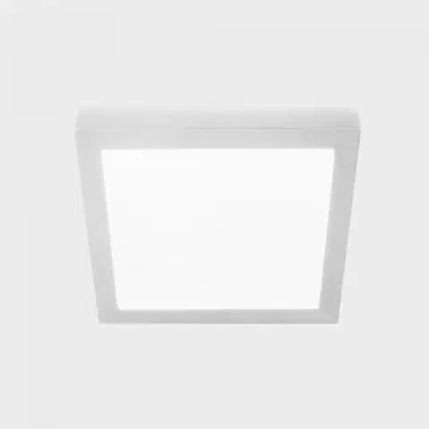 Klasická stropní svítidla KOHL LIGHTING KOHL-Lighting DISC SLIM SQ stropní svítidlo bílá 24 W 4000K DALI
