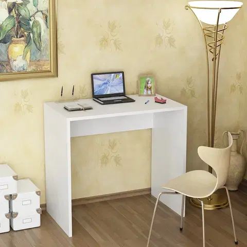 Kancelářské a psací stoly Psací stůl SAFIR bílá