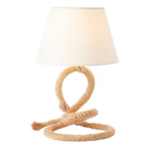 Stolní lampy na noční stolek Brilliant Stolní lampa Sailor s lanovým stojanem