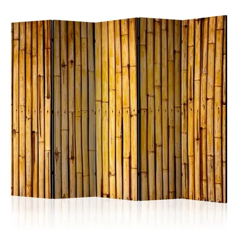 Paravány Paraván Bamboo Garden Dekorhome 225x172 cm (5-dílný)