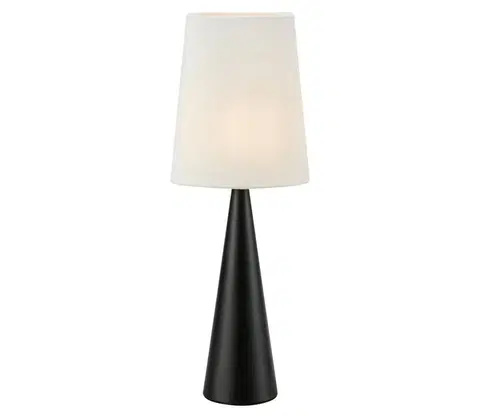 Lampy Markslöjd Markslöjd 108597 - Stolní lampa CONUS 1xE14/40W/230V bílá/černá 