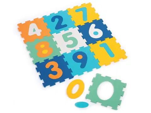 Hračky puzzle LUDI - Puzzle pěnové 90x90cm Čísla