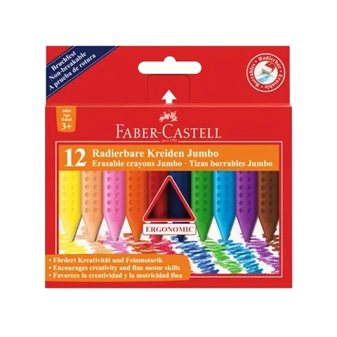 Hračky FABER CASTELL - Pastelky Grip Jumbo Plastic Colour