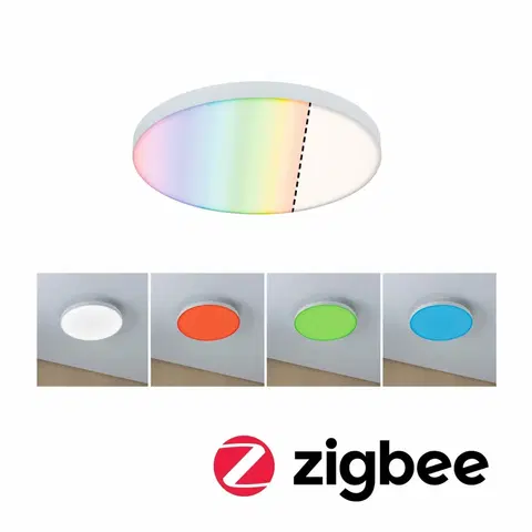 Chytré osvětlení PAULMANN LED Panel Smart Home Zigbee Velora kruhové 300mm RGBW stmívatelné
