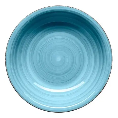 Talíře Mäser Keramický hluboký talíř Bel Tempo 21,5 cm, modrá