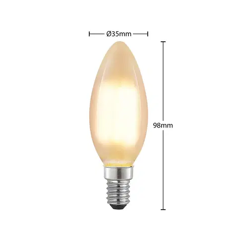 Stmívatelné LED žárovky Arcchio LED žárovka E14 4W 2 700K svíčka stmívatelná matná