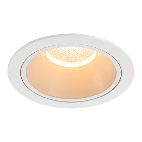 LED podhledová svítidla SLV BIG WHITE NUMINOS DL XL vnitřní LED zápustné stropní svítidlo bílá/bílá 2700 K 40° 1004001