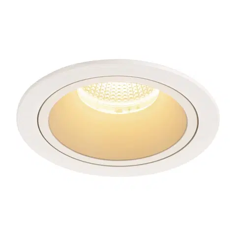 LED podhledová svítidla SLV BIG WHITE NUMINOS DL L vnitřní LED zápustné stropní svítidlo bílá/bílá 3000 K 20° 1003950