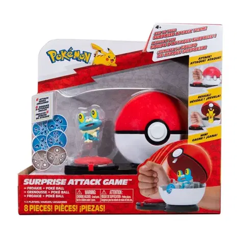 Hračky ORBICO - Pokémon Surprise Attack Game Single-Packs