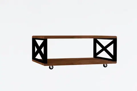 Konferenční stolky Kalune Design Konferenční stolek Yuso borové dřevo