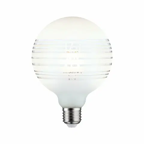 LED žárovky PAULMANN LED G125 kruhové zrcadlo bílá mat šrafovaná E27 2700K stmívatelné 287.44