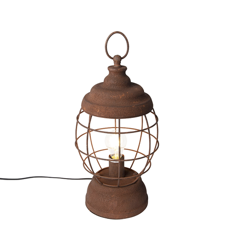 Stolni lampy Rustikální stolní lampa rez - Lentera