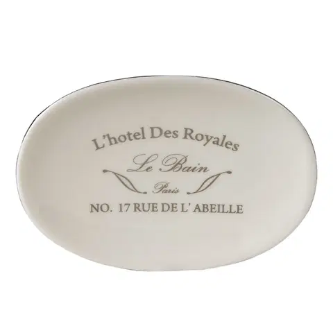 Misky na mýdlo Porcelánová mýdlenka Le Bain - 14*10*3 cm Clayre & Eef 6CE1235