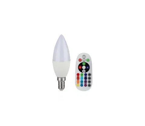 LED osvětlení  LED RGB Stmívatelná žárovka E14/3,5W/230V 6400K + DO 