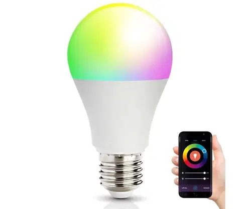 LED osvětlení  LED RGB Chytrá stmívatelná žárovka E27/9,5W/230V 2700-6500K Wi-Fi Tuya 