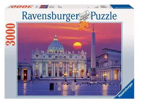 Hračky puzzle RAVENSBURGER - Katedrála svatého Petra - Řím 3000d
