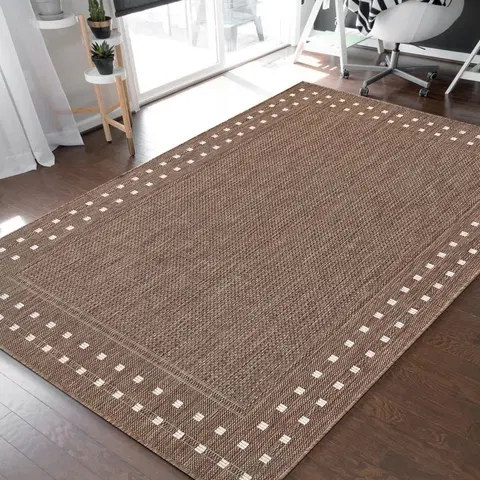 Skandinávské koberce Eleganní oboustranný koberec s efektním okrajem