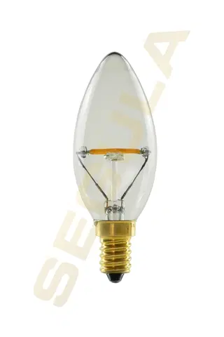 LED žárovky Segula 55250 LED svíčka horizontální vlákno čirá E14 1,5 W (10 W) 90 Lm 2.200 K
