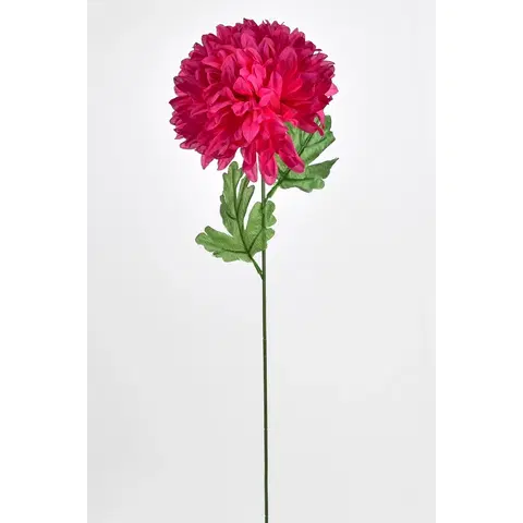 Květiny Umělá květina Chrysantéma 50 cm, červená