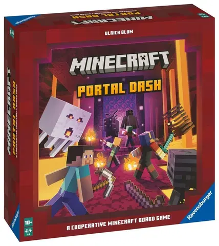 Hračky společenské hry RAVENSBURGER - Minecraft: Portal Dash