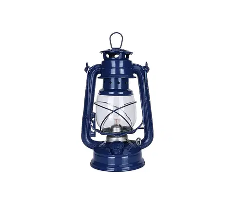 Zahradní lampy Brilagi Brilagi - Petrolejová lampa LANTERN 24,5 cm tmavě modrá 