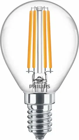 LED žárovky Philips CorePro LEDLuster ND 6.5-60W P45 E14 840 CLEAR GLASS
