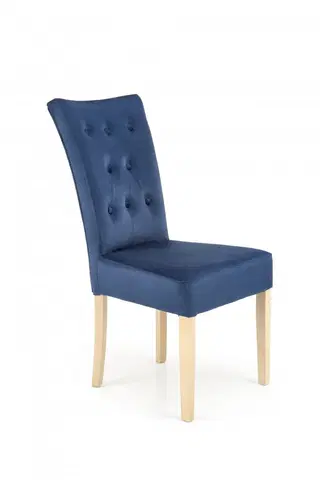 Jídelní sety Jídelní židle VERMONT Halmar Modrá