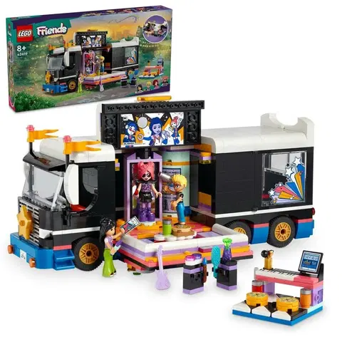 Hračky LEGO LEGO -  Friends 42619 Autobus pro turné popových hvězd